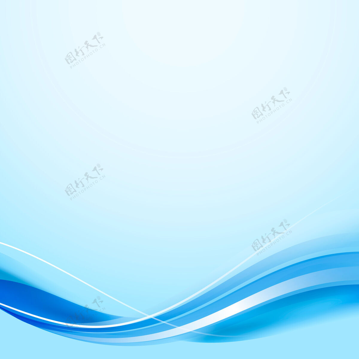 曲线蓝色曲线抽象背景曲线复制空间形状