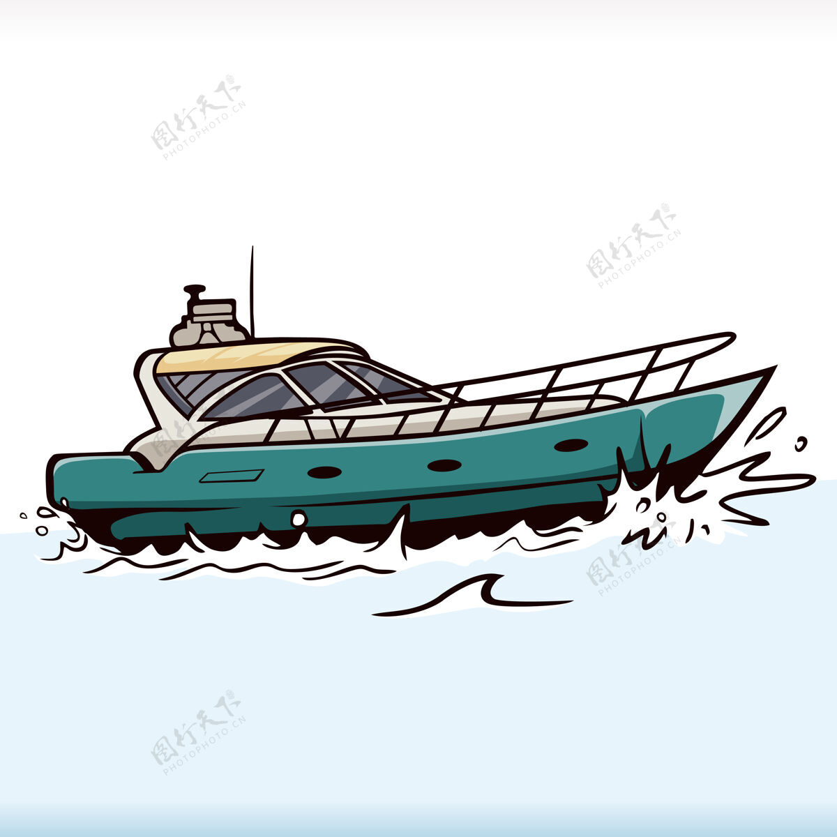 物体船运速度矢量度假水帆船