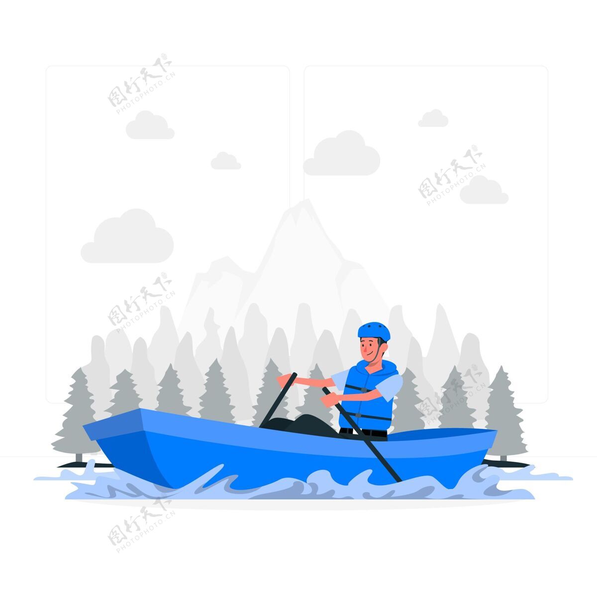 训练划船概念图运动活动划船