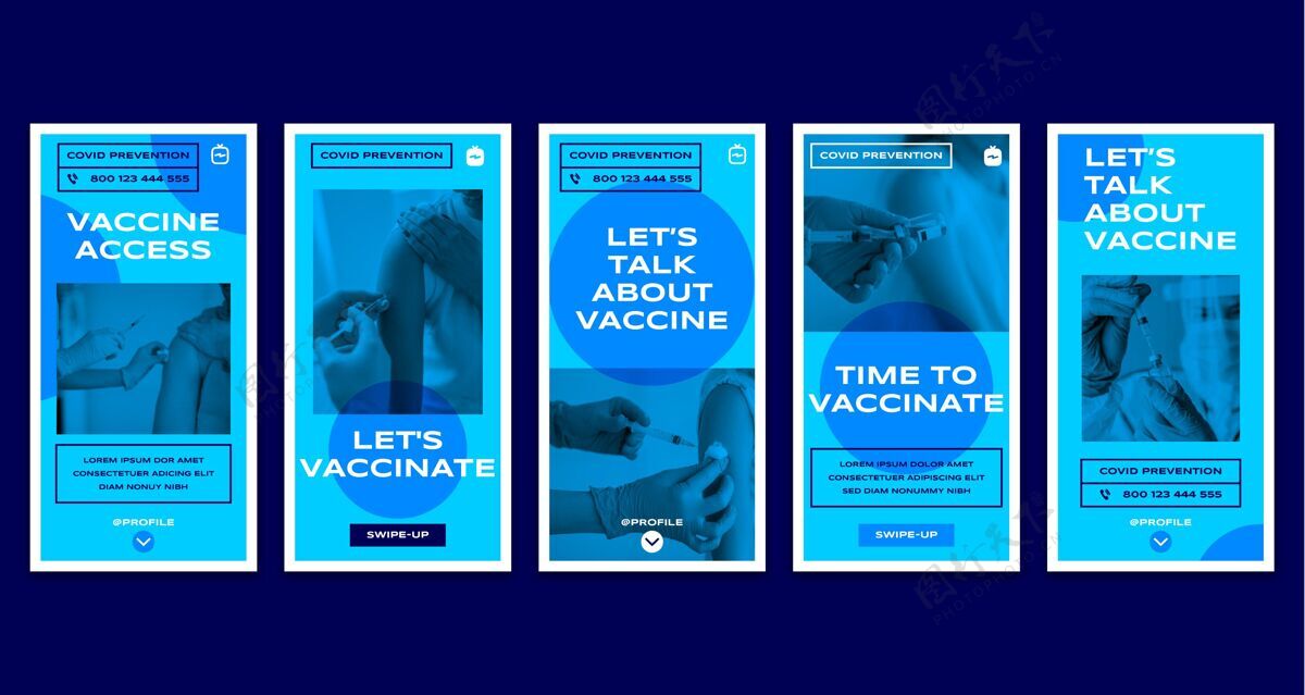故事平面疫苗instagram故事收集与照片流行病社交媒体故事Instagram