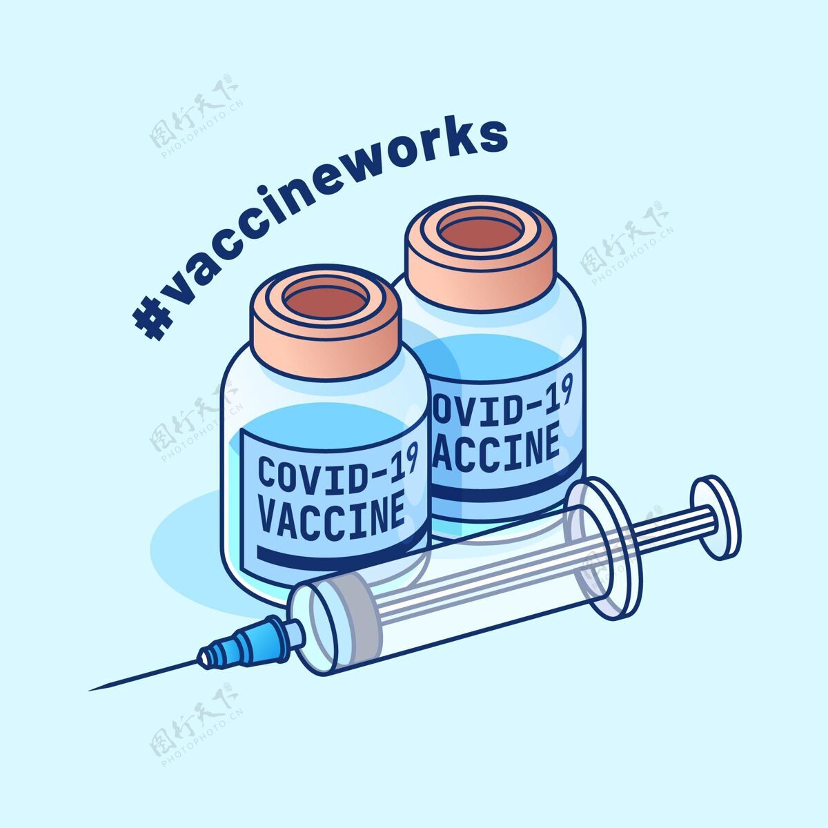 治疗平面疫苗接种活动插图疫苗注射疾病疾病