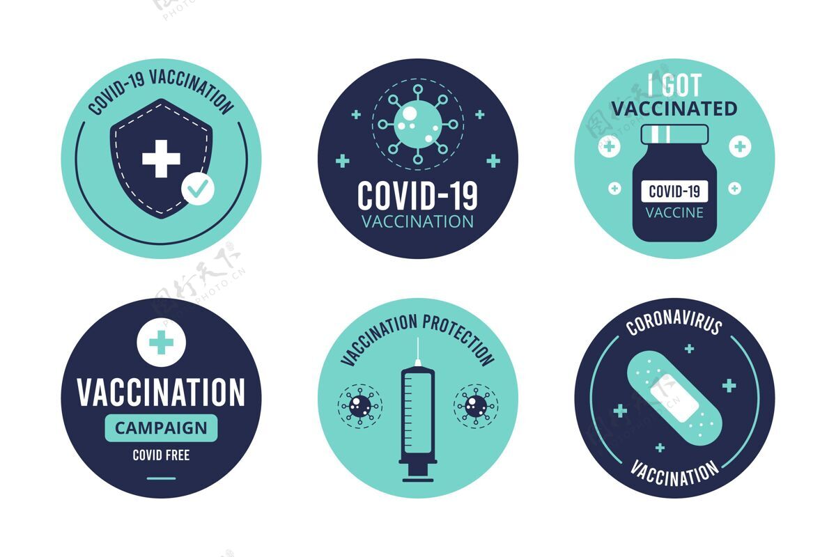 疫苗注射有机平板疫苗接种运动徽章收集徽章收集治疗疾病