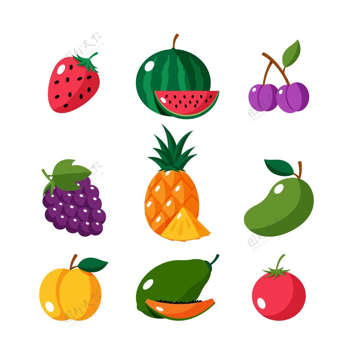 水果包装扁桃系列收集美味平面设计