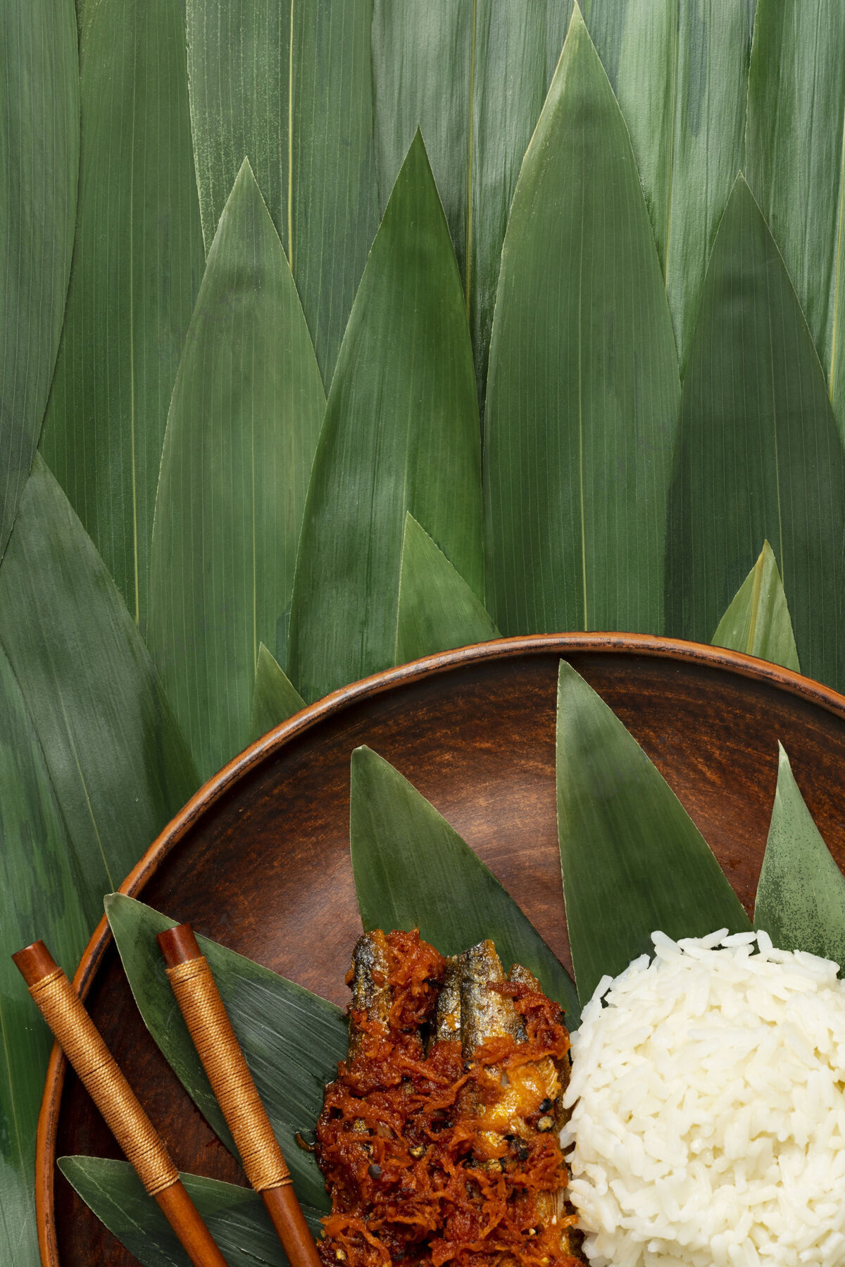 食物平躺美味印尼烤肉作曲肉类自制烹饪