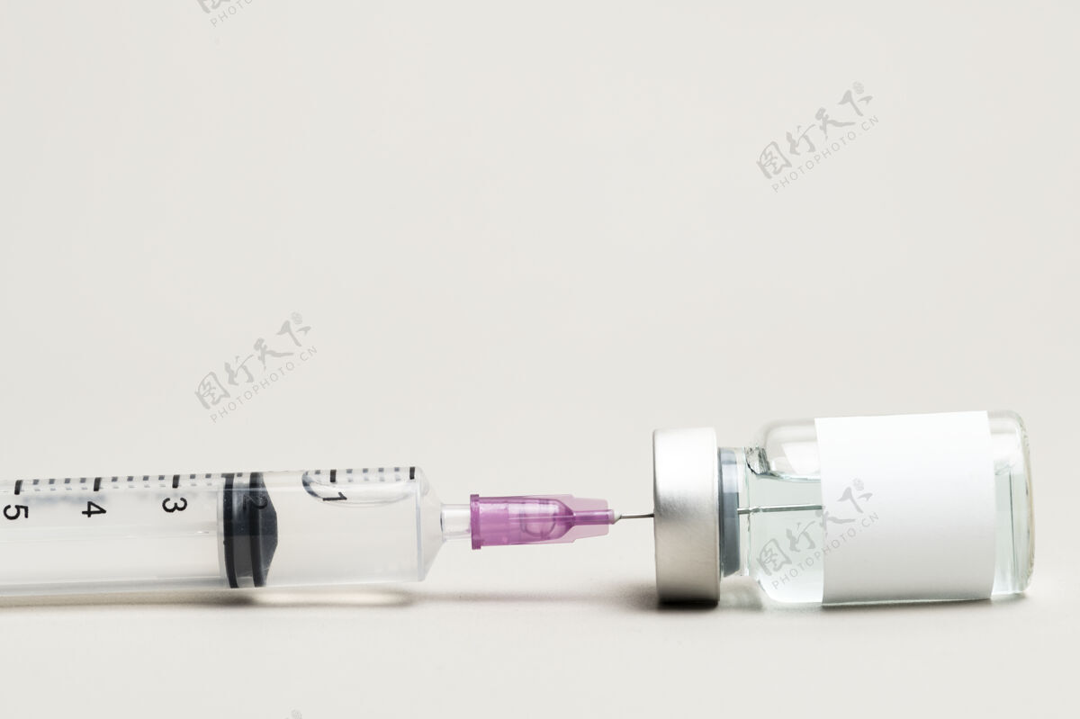 瓶标签注射用药瓶玻璃瓶上的空白白色标签丸开发医院