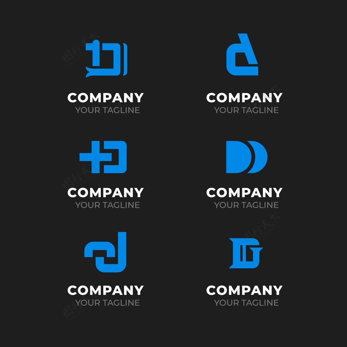 企业平面设计d标志系列包装标志企业