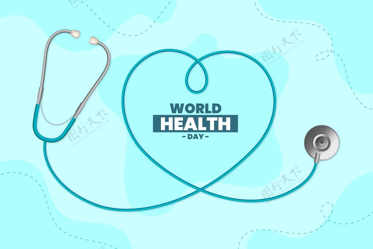 医疗现实世界卫生日插画4月7日预防医疗保健