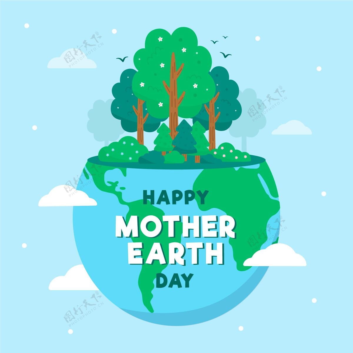 地球母亲日地球母亲节插图4月22日自然环境