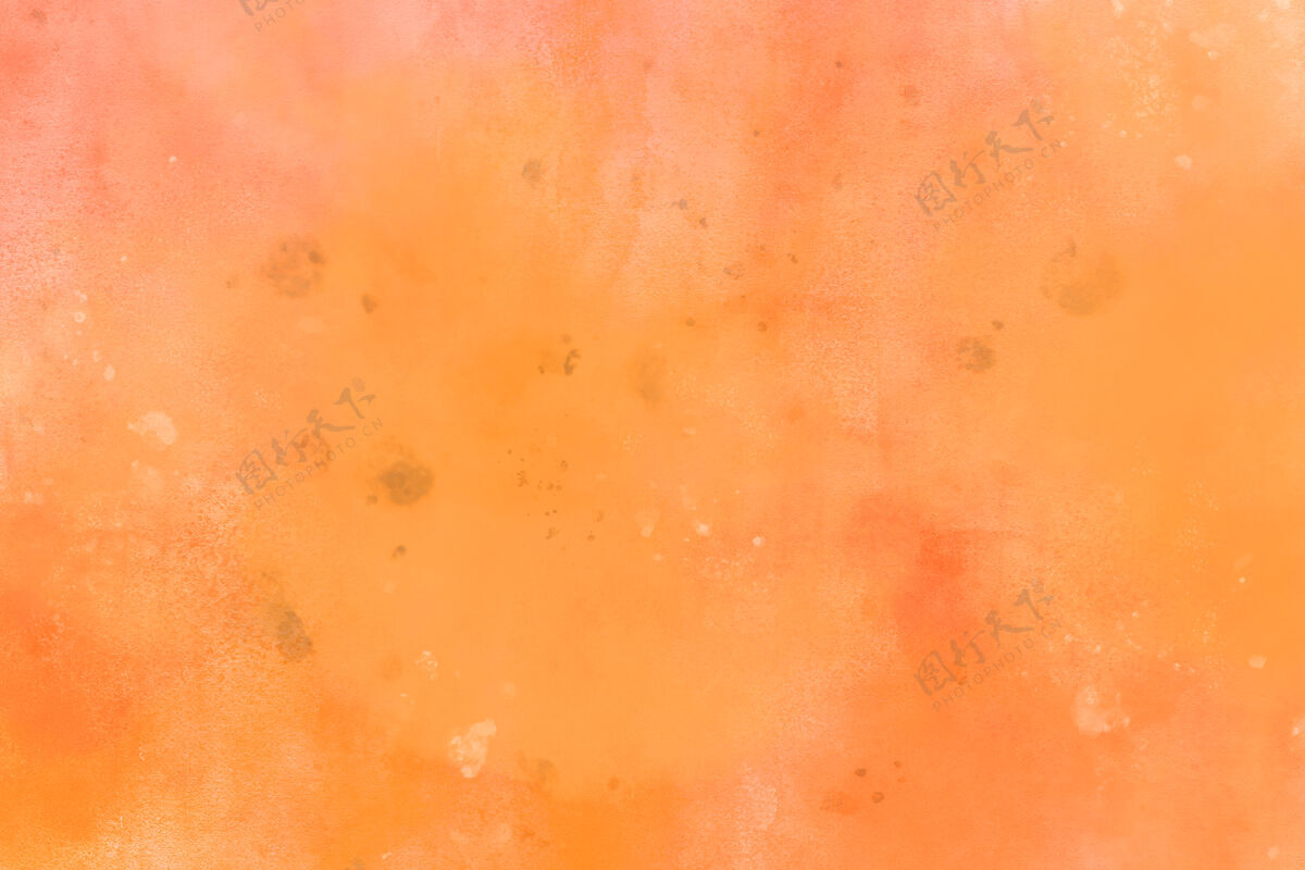 表面橙色水彩纹理背景装饰背景水彩