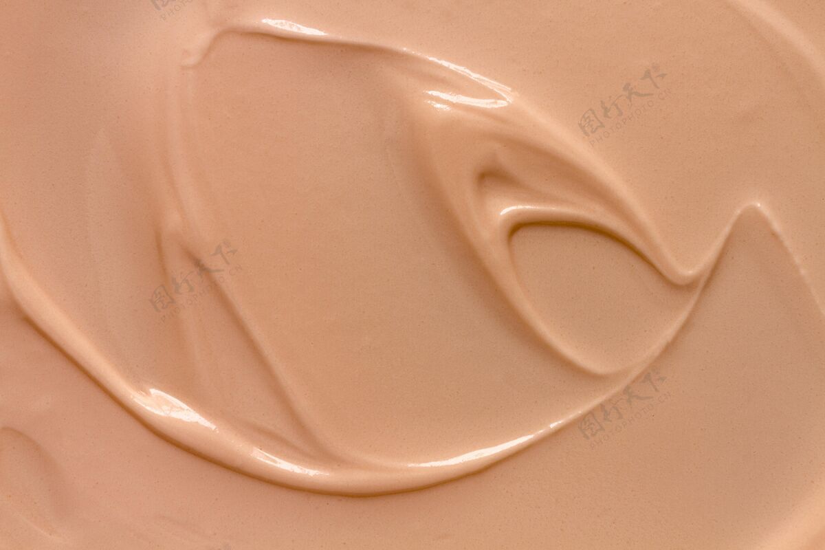 纹理顶视图米色丙烯酸漆抽象背景奶油