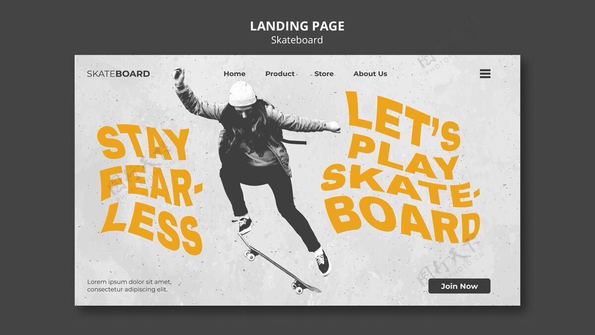 女人登录页面模板与女子滑板模板乐趣业余爱好