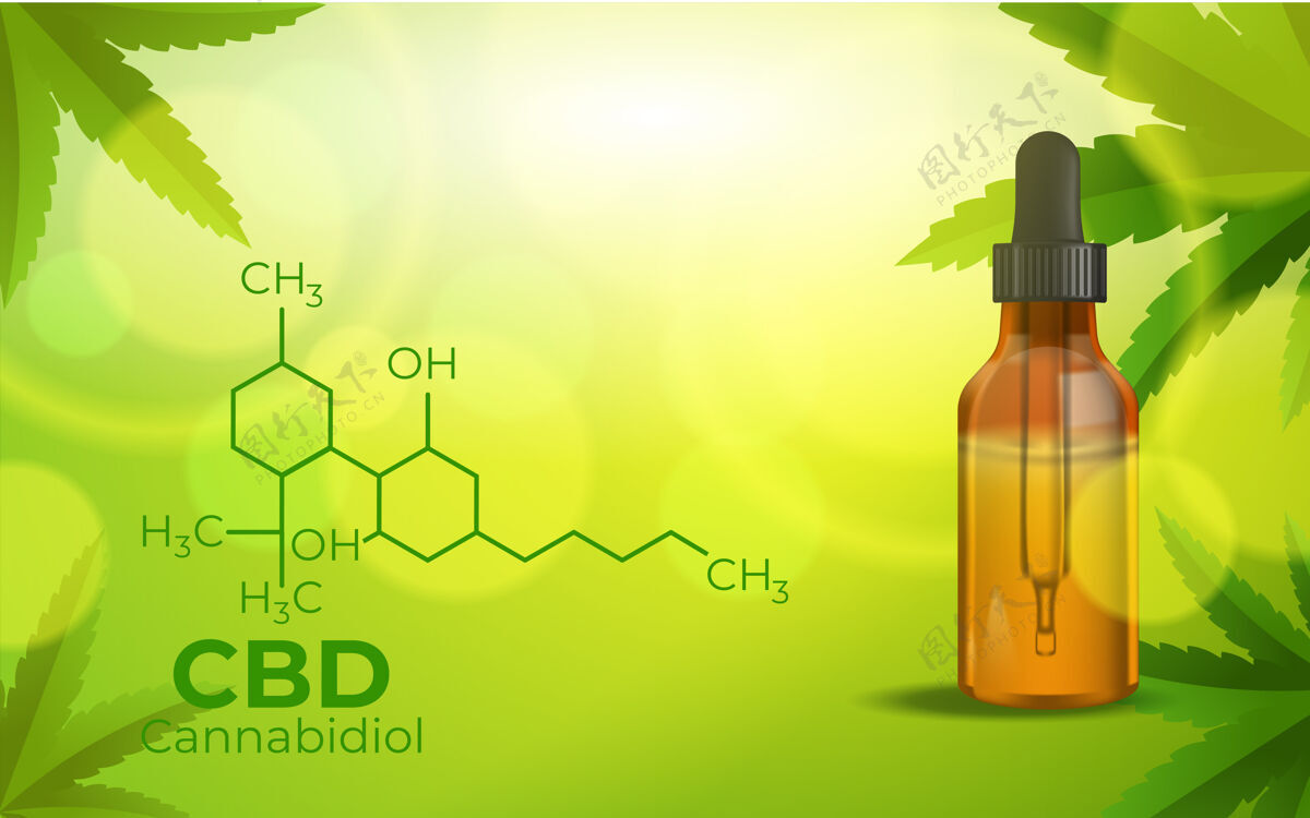 配方Cbd化学配方 种植大麻 大麻素和健康生长美容化学