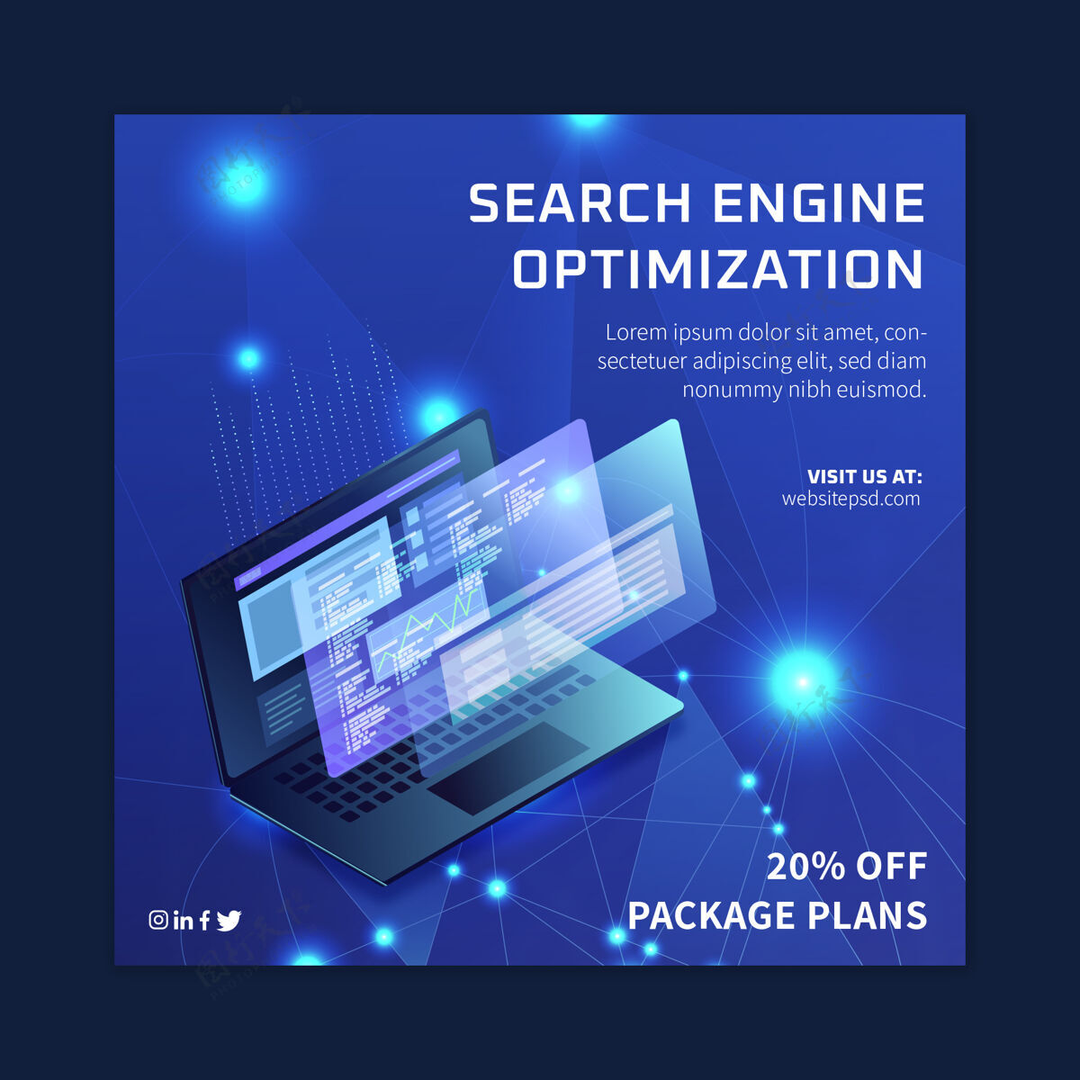 数据搜索引擎优化广告广场传单模板模板搜索引擎优化营销