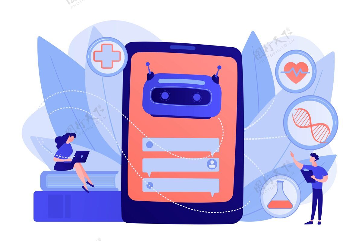 调色板医疗聊天机器人为患者提供健康咨询支持协助交叉