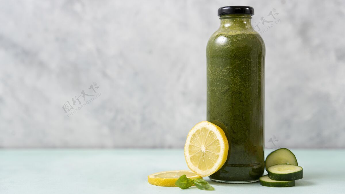 健康柠檬黄瓜绿色饮料黄瓜新鲜分类
